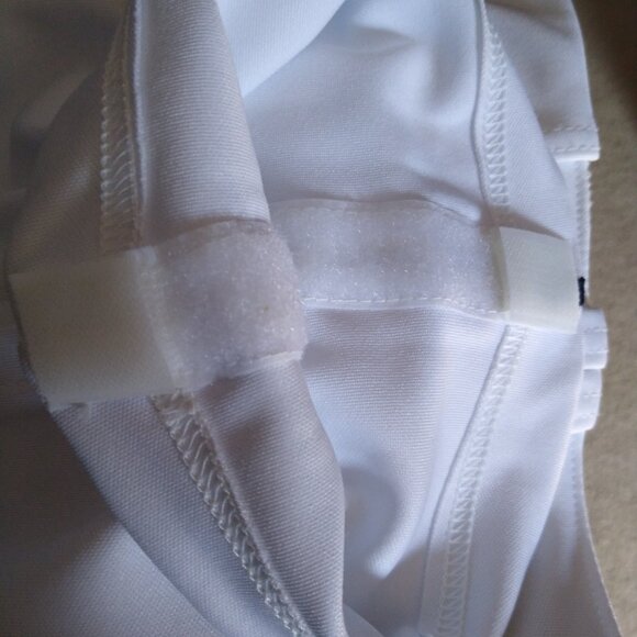 Champo Men's L baseball pant white w/navy piping - Picture 4 of 5